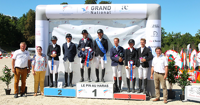 Podium du Grand National (©FFE/PSV)