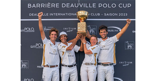 Première victoire pour Isabelle Larenaudie et son équipe ! (© R&B Presse/Adèle Renauldon)