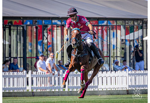Nico Pieres, qui fut handicap 10, est assurément le joueur le plus en vue de cet Open 2023 (© Justine Jacquemot)