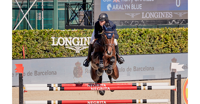 Harry Charles, l'un des 3 sans-faute britanniques avec la jument Aralyn Blue ©FEI/Leanjo de Koster