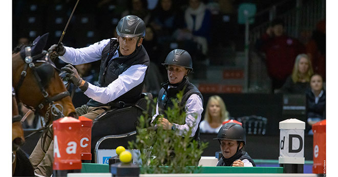 Un sport qui se joue en équipe avec un rôle bien déterminé pour chacun. Ici le team Benjamin Aillaud (© Melanie Guillamot)