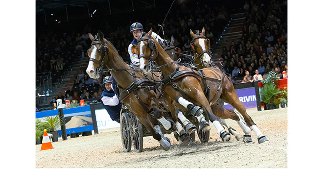 Dries Degrieck le meneur belge salué pour la qualité de son menage (© Melanie Guillamot)