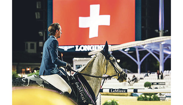 Martin Fuchs et le fils de Baltic, le gris Leone Jei (© Morgan Froment Photos/RB Presse)