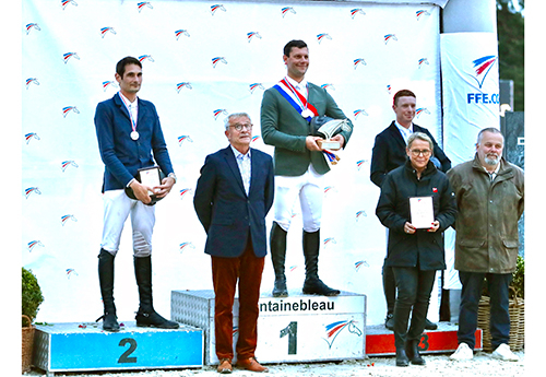 Le podium : 1. Alexandre Fontanelle; 2. Mathieu Noirot; 3. Lucas Fournier (© ER)