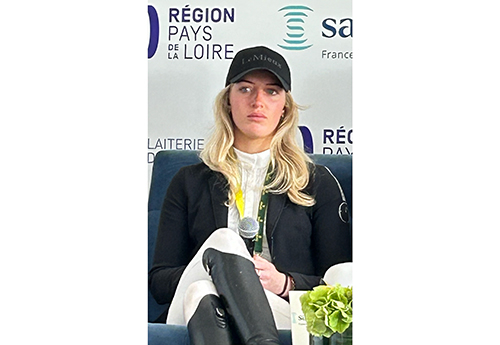 Lily, la plus jeune cavalière du CSIO (22 ans)